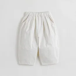 Trousers MARC&JANIE Boys Autumn Pure Cotton Stitching Pleated Soft Radish Pants 231667