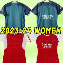 Women ODEGAARD HAVERTZ RICE SMITH ROWE G.JESUS SAKA soccer jerseys SALIBA 23 24 MARTINELLI 2023 2024 football kits shirt girl home away third