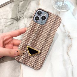 Designer Straw Woven Phone Case For IPhone 14 Pro Max 14plus 13 Promax 13pro 12 11 Xsmax Xr Fall Prevention Phone Cover
