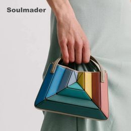 Evening Bags Rainbow tote bag large small mini designer string shoulder bucket 2023 wholesale 231120