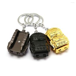 Keychains Game Jewellery Survival Packback Battleground Level 3 Bag Chaveiro Llaveros Keyring Accessory