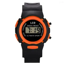 Wristwatches Kids Watches For Girls Children's Watch Led Sport Flash Digital Waterproof Clock Boys Multifunction Electronic