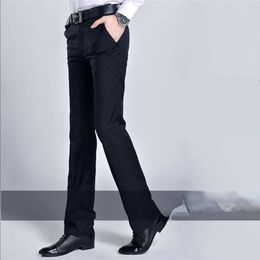 Men's Suits 2023 Men Spring Autumn Fashion Slim Fit Suit Pants Male Business Casual Stretch Wedding Trousers Straight Dress A252