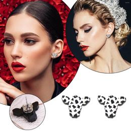 Hoop Earrings Acrylic Charm Cute Cartoon Dairy Cattle Milk Cow Drop Stud Jewellery Farm Decoration For Women Girls Funny Party Gifts