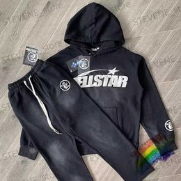 Men's Hoodies Sweatshirts Tie-dyed Hellstar dios Hoodie Men Women 1 1 Best Quality Nice Washed Oversize Heavy Fabric Pullovers T231121