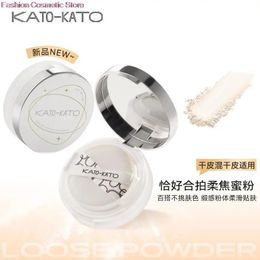 Face Powder KATO Loose Powder Durable Oil Control Lasting Concealer Waterproof Sweat Resistant Makeup Free Honey Powder Makeup Setting 231121