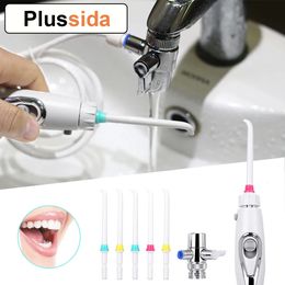 Other Oral Hygiene Dental SPA Faucet Tap Oral Irrigator Water Dental Flosser Toothbrush Irrigation Teeth Cleaning Switch Jet Family Water Floss 231120