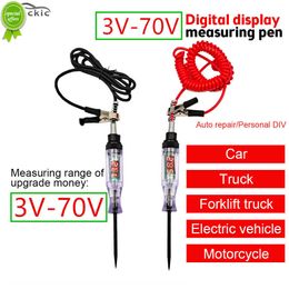 3V-70V DC Car Circuit Tester Pen Auto Vehicle Gauge Digital Display Test Pen Light Universally Bulb Automobile Diagnostic Tools