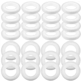 Decorative Flowers Foam Wreath Forms Craft White Polystyrene Circles Ring Round Form Crafts Diy Arts Floral Projects Home Wedding Decor