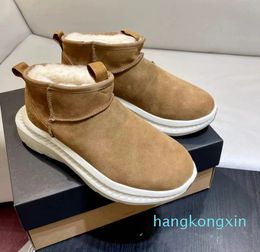 boot designer shoe classic platform High top shoes thick bottom plush Warm Shoes Large size