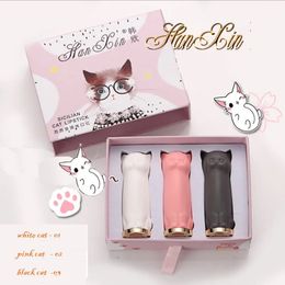 Lipstick Three-Piece Cat Claw Lipstick Set For Girls Moisturising Anti-Crack Repairing Lip Lines Lipstick Gift For Women 231121