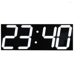 Wall Clocks Remote Control LED Digital Display Clock Large Countdown Timer Support Stopwatch With Calendar Temperature Alarm Settings