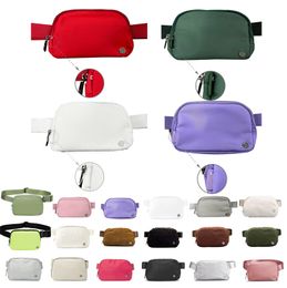 Luxury everywhere belt Bag lulu fanny pack designer bum chest yoga bag bumbag Nylon Womens men Shoulder Cross body Waist Bags fashion Wallet Handbags