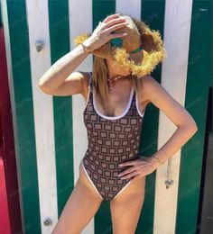 Women's Swimwear 2023 Summer Beach Swimsuit High-end Luxury Print Design Sexy One-piece Separate Bikini