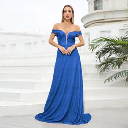 Casual Dresses Cocktail One Shoulder Tube Top Sexy Backless Dress Wrap Sundress Robe De Soire Mariage Elegant Prom Ball Gown