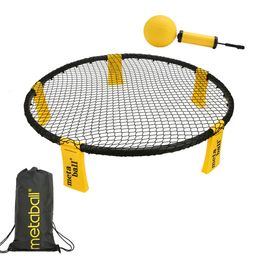 Balls Mini Beach Volleyball Ball Game Set Outdoor Team Sports Lawn Fitness Equipment With 3 Balls Volleyball Net 231121