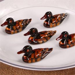 Chopsticks 10 PCS Fashion Resin Duck Chopstick Stands Spoon Fork Rests Shaped Utensil Rest Material For Kitchen Table