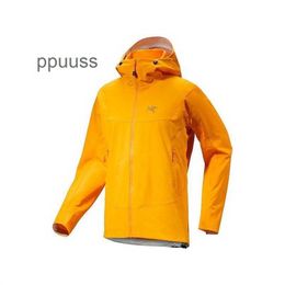 Coats Jacket Designer Arcterys Classic Mens Outdoor Mens Apparel Designer Jackets Coats Windbreaker Canadian Canadian Direct Mail GAMMA HOODY Jacket Orange