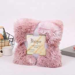 Carpets Breathable Couch Chair Bedding Cover Bedspread Tapestry Winter Warm Fluffy Fur Sofa Blanket Home Decor 231121