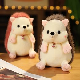 Plush Dolls 1pc 1520CM Hedgehog Doll Toy Animal Stuffed Anime Car Fur for Women For Girls Kids Home Decor Childrens Brinquedos 230421