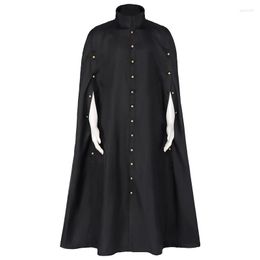 Women's Jackets Gothic Coat Outwear For Women Party Cloak Robe Black Open Sleeve Adult Dark Fashion Long Sleeves