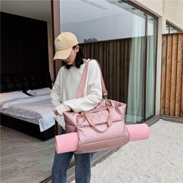 Evening Bags Wet And Dry Separation Large Capacity Shoulder Bag Women Waterproof Nylon Tote Handbag Female Yoga Fitness Travel