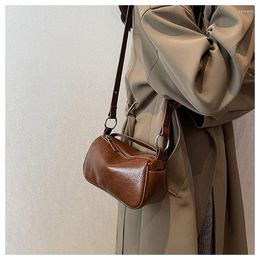 Evening Bags Brand Designer PU Leather Women's Shoulder Bag Fashion Simple Crossbody Pillow Handbag 2023 Trend