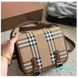 Women's Crossbody Phone Cheque Flap Messenger Purse Cowhide Leather Silver Hardware Accessories Internal Zipper Pocket