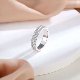 New Zircon Full Diamond Pairing Personalised S925 Sterling Silver Star Ring Jewellery