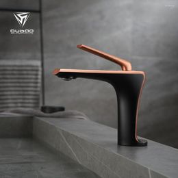 Bathroom Sink Faucets OB-GL2701 Stainless Steel Pull-type And Cold Tap Basin Washbasin Rotating Black Toilet Retractable