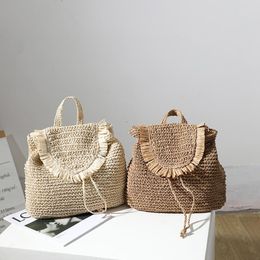 Shopping Bags Shoulder Straw Braided Bag Sen Department Leisure Tassel Ins Seaside Holiday Beach