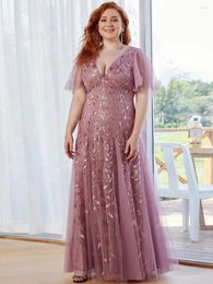 Plus Size Dresses ICCLEK Gala Woman Formal Occasion Vestidos De Festa Fat Fancy Women's Bright Dress