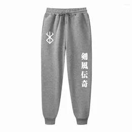 Men's Pants Berserk Clothes Anime Print Sweatpant Joggers Trouser Y2k Hip Hop Streetwear Pant Fleece Graphic Clothing