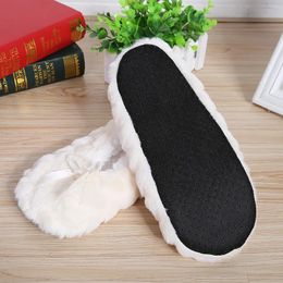 Slippers Fluffy Female Slipper Womens Home Winter Plush Thick Faux Fur Anti slip Grip Soft Cute Funny Indoor House Heart Love Floor Shoes 231120