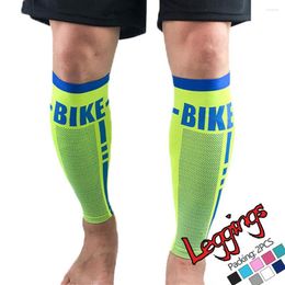 Knee Pads 1 Pair Unisex Compression Socks Sports Leg Covers Leggings Calf Shinbone Protection Football Basketball Protective Equipment