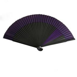 Party Favor Vintage Chinese Party Favor Spun Silk Flower Printing Hand Fan Folding Carved Event Supplies Drop Delivery Home Garden Fes Dhaub
