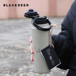 Mugs Blackdeer Travel Portable Thermos for Water Bottle Large Capacity Thermos Bottle Insulated Vacuum Flask Tumbler Thermal Cup camp Z0420