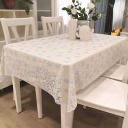 Table Cloth Rural Style Square Waterproof Oil Proof Coffee Fashionable Washable And Floral Fragments