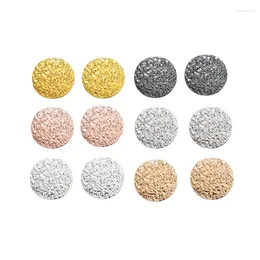 Charms 0.4 20mm Double Bright Sand Texture Frosted Earrings Pendant DIY Necklace Accessories Are Used To Make Charming Jewellery