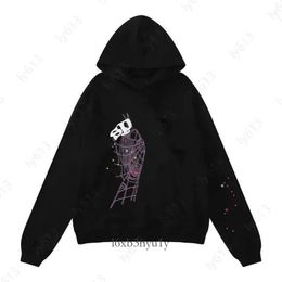 Mens 555 Spider Hoodie Sp5der Hoodie Sweater Fashion Classic Co-Ed Spiders Pattern Long Sleeve Pullover Hooded Sweatshirt Mens Hoodies 9868