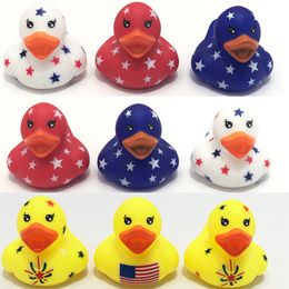 Rubber Ducks Baby Bath Toys Party Supplies Kids Shower Bath Toy Float Squeaky Sound Duck Water Play Game Gift For Children