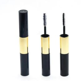 wholesale New 6ML round injection molding empty tube cosmetic packaging material highend spot double headed mascara tube ZZ