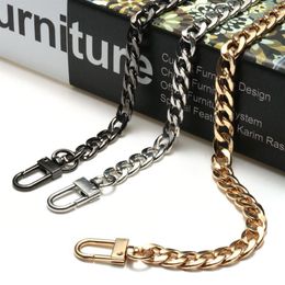 Bag Parts Accessories High Quality Chain Strap Handle Shoulder Crossbody Handbag Metal Replacement Chains 230421