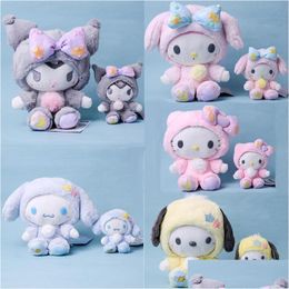 Stuffed Plush Animals Five Types Wholesale Cartoon Toys Lovely 25Cm Dolls And 15Cm Keychains Drop Delivery Gifts Dhshr