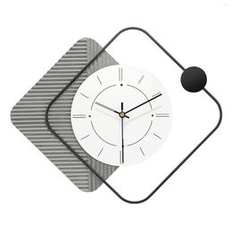 Wall Clocks Acrylic Clock Battery Operated Collection Silent For Apartment Kitchen