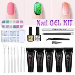 Nail Gel 120pcs Polish Products Extension Poly Set Kit Varnish Art Manicure Tool For Nails Painting