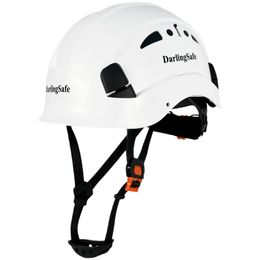 DarlingSafe safety helmet Work Safety Hard Hats ANSI Z89.1 OSHA Approved Work Caps Hardhats Head Protection ABS 6 Point-Suspensions