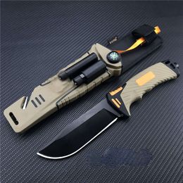 GB Fixed Blade Survival Messer Bär Grylls Ultimate 7cr13 Gummi Griff Outdoor Jagd Campingkampfmesser Militärwerkzeug