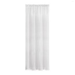 Curtain White Yarn Sheer Voile Blinds For Window Bedroom Decorative