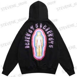 Men's Hoodies Sweatshirts Y2K Hooded Hip Hop Printed Sweatshirt Men Women 2023 New Harajuku Punk Gothic Fashion Casual Loose Oversized Tops Streetwear Hot T231121